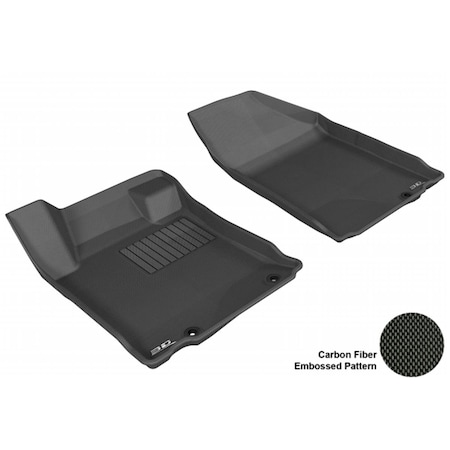 3D Maxpider NISSAN ALTIMA 2013-2014 SDN KAGU BLACK R1 Floor Mat L1NS05711509